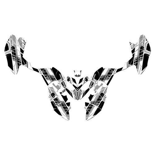 polaris outlaw90 graphics kit 2002-2026 swift series white