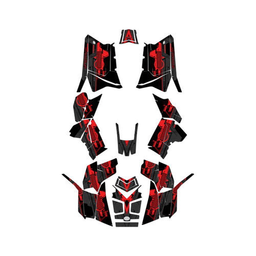 polaris scrambler850 graphics kit 2013-2026 future series red-shift