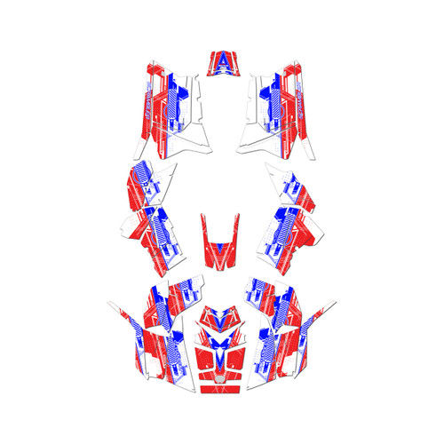 polaris scrambler850 graphics kit 2013-2026 future series blue-shift