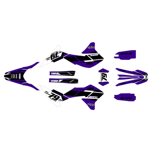 yamaha wr250r graphics kit 2008-2021 future series purple