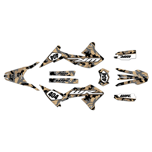 yamaha wr250x graphics kit 2008-2021 invasion series tan