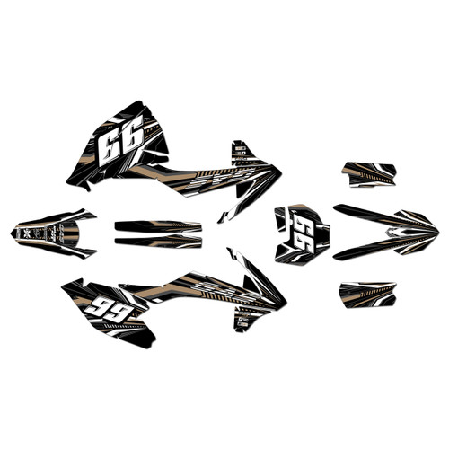 gasgas mc85 graphics kit 2021-2024 prime series tan