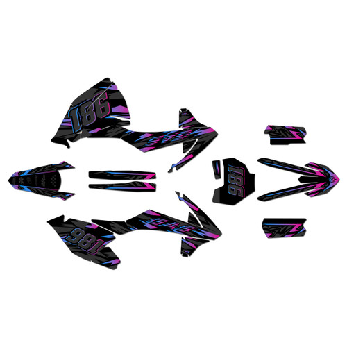 gasgas mc85 graphics kit 2021-2024 twitch series magenta