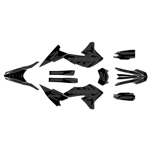 yamaha wr250r graphics kit 2008-2021 vision series smoke