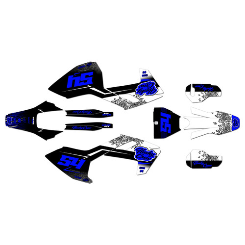 husqvarna tc250 graphics kit 2017-2018 fatality series blushft