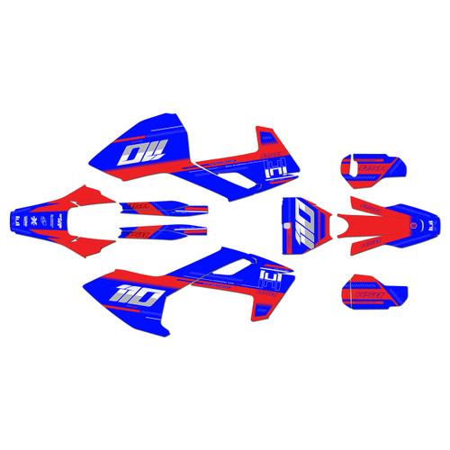 husqvarna fc450 graphics kit 2016-2018 toulouse series red