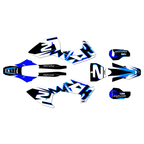 husqvarna tc250 graphics kit 2017-2018 vision series blue