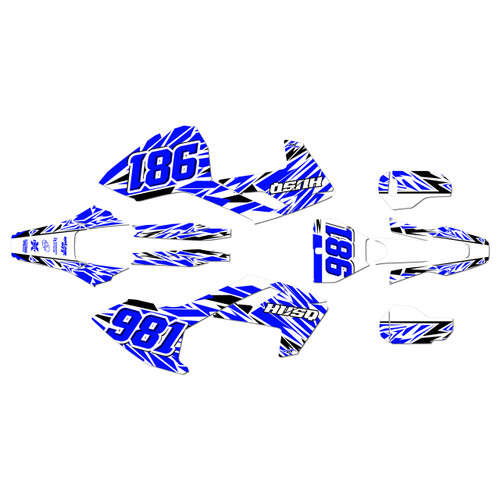 husqvarna tx300 graphics kit 2017-2018 twitch series blue-shift