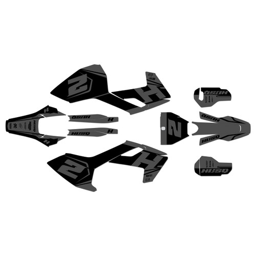 husqvarna fx450 graphics kit 2017-2018 ace series smoke