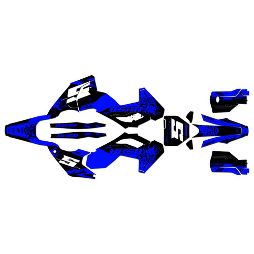 husqvarna tc250 graphics kit 2023-2024 nightcity series blue