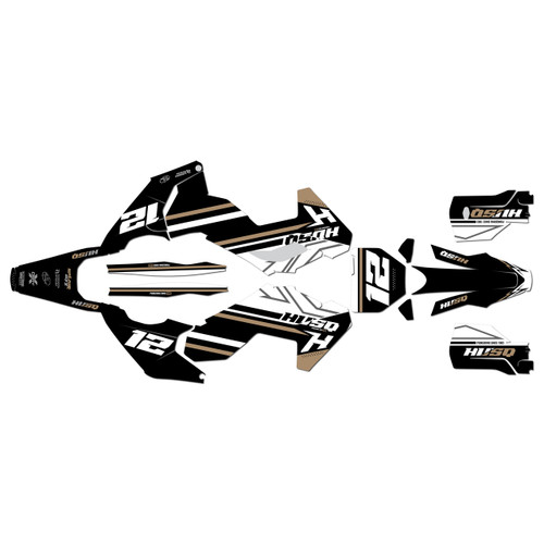 husqvarna fc350 graphics kit 2023-2024 serenity series tan