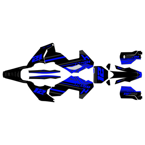 husqvarna fc350 graphics kit 2023-2024 serenity series blue-shift