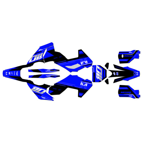 husqvarna fc350 graphics kit 2023-2024 toulouse series blue