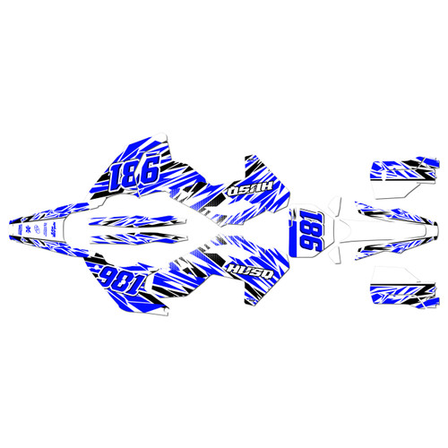 husqvarna fx350 graphics kit 2023-2024 twitch series blue-shift