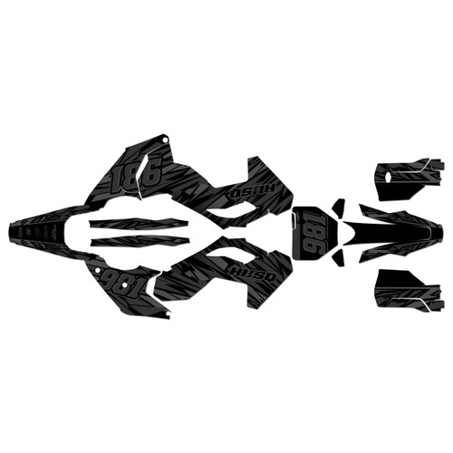husqvarna fx450 graphics kit 2023-2024 twitch series smoke