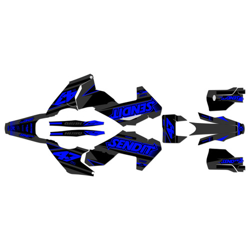 husqvarna fe350 graphics kit 2024-2026 fresh series blue-shift