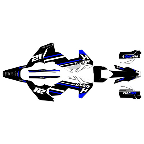 husqvarna te250 graphics kit 2024-2026 serenity series blue