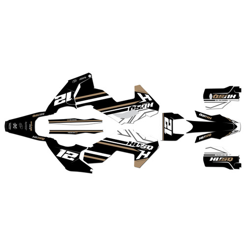 husqvarna te150 graphics kit 2024-2026 serenity series tan