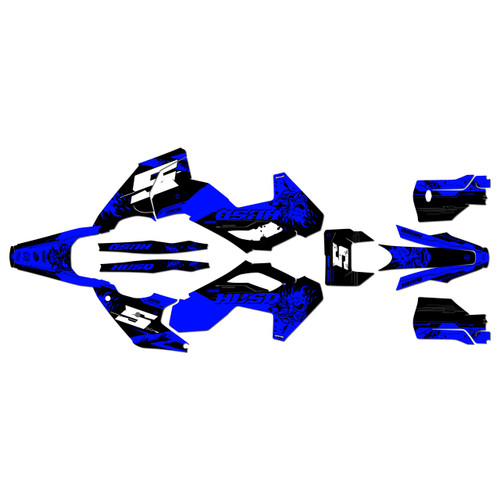 husqvarna fe250 graphics kit 2024-2026 nightcity series blue