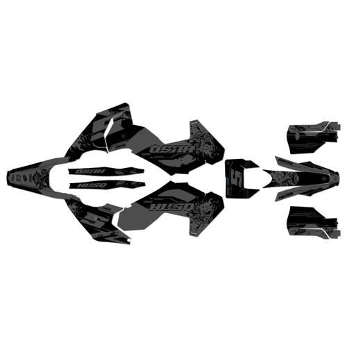 husqvarna fe450 graphics kit 2024-2026 nightcity series smoke