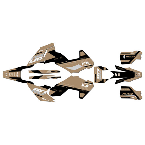 husqvarna fe350 graphics kit 2024-2026 toulouse series tan