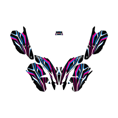 polaris pred50 graphics kit all years prime series magenta