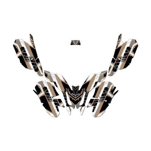 polaris pred50 graphics kit all years swift series tan