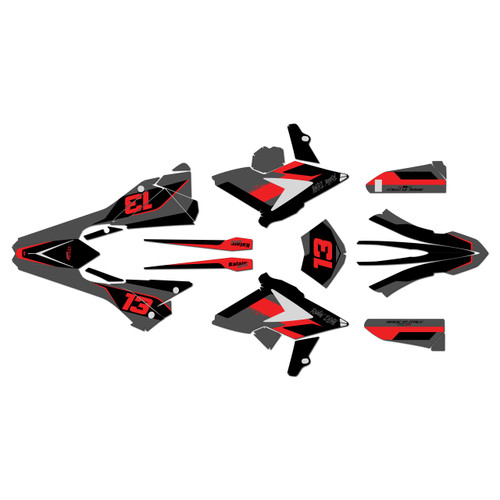 beta 390rr graphics kit 2018-2019 factory series red-shift