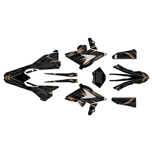 beta 250rr graphics kit 2018-2019 twitch series tan