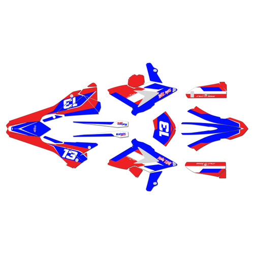 beta 500rrs graphics kit 2018-2019 factory series blue