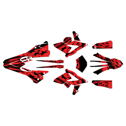 beta 350-500 RR-S graphics kit 2018-2019 patriot series red