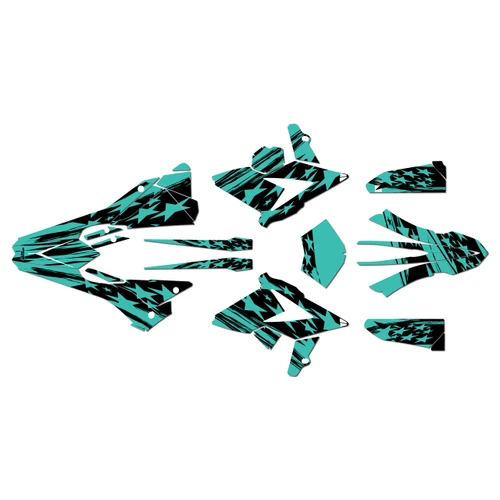 beta 350-500 RR-S graphics kit 2018-2019 patriot series teal