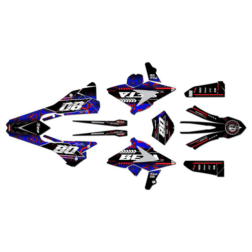 beta 390rrs graphics kit 2018-2019 rift series red-blue