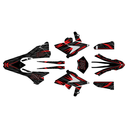 beta 430rrs graphics kit 2018-2019 twitch series red