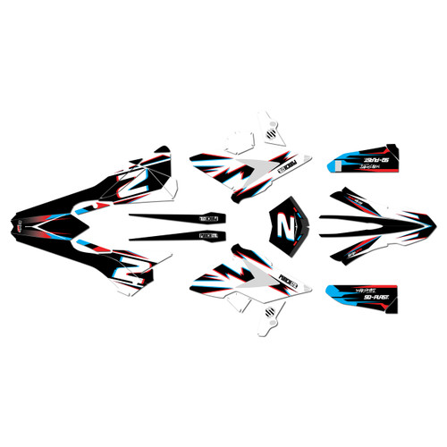 beta 500rrs graphics kit 2018-2019 vision series red