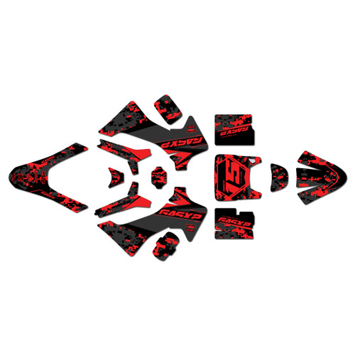 gasgas mc-e2 graphics kit 2024-2026 cloaked series red-shift