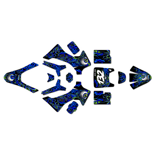 gasgas mc-e2 graphics kit 2024-2026 core series blue