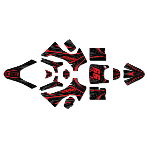 gasgas mc-e2 graphics kit 2024-2026 prime series red-shift