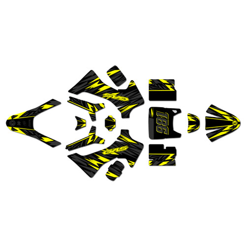 gasgas mc-e2 graphics kit 2024-2026 twitch series yellow