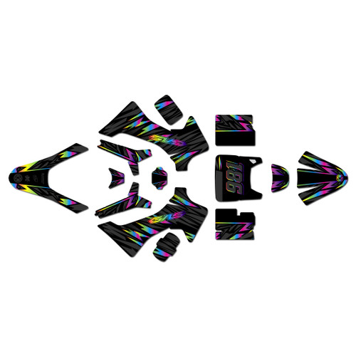 gasgas mc-e2 graphics kit 2024-2026 twitch series rainbow