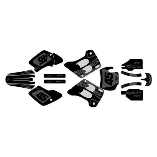 gasgas ec250 graphics kit 1996-2001 division series smoke