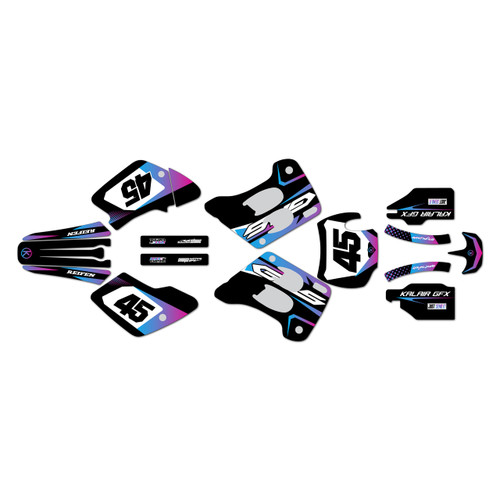 gasgas ec300 graphics kit 1996-2001 division series magenta