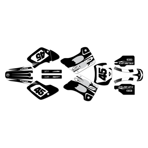 gasgas ec300 graphics kit 1996-2001 division series white