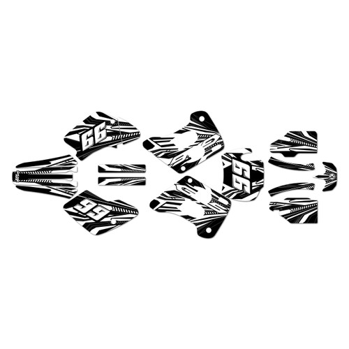 gasgas ec200 graphics kit 1996-2001 prime series white