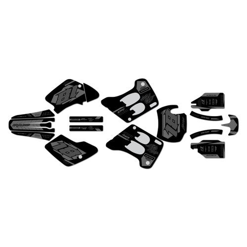 gasgas ec200 graphics kit 1996-2001 rebel series smoke