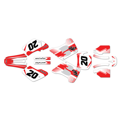 gasgas ec250 graphics kit 1996-2001 spear series red-shift