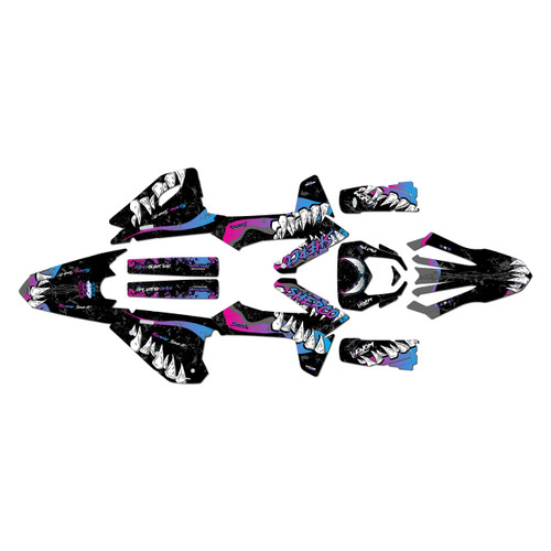 sherco 300se graphics kit 2025-2027 carnage series magenta