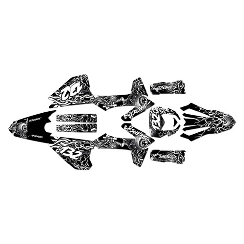 sherco 125se graphics kit 2025-2027 core series white