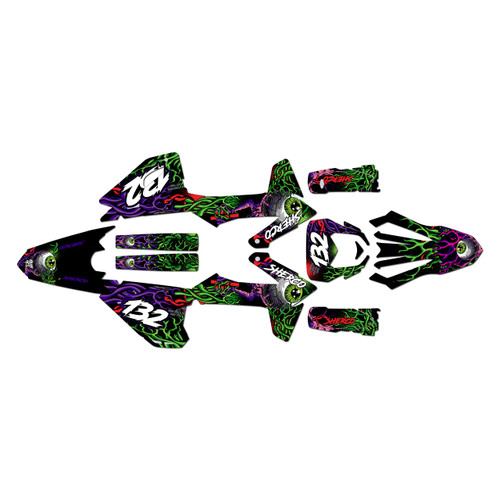 sherco 250se graphics kit 2025-2027 core series purple