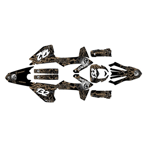 sherco 300sef graphics kit 2025-2027 core series tan
